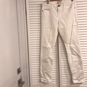 Current Elliott sz 27 white skinny jeans